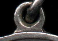 Соединительное кольцо запаивалось непосредственно на месте изготовления медали
